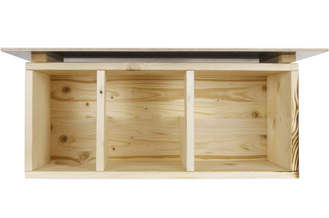 Bausatz für Igelhaus Igelhotel Igelhütte Futterhaus für Igel Igelfutterhaus unbehandelt