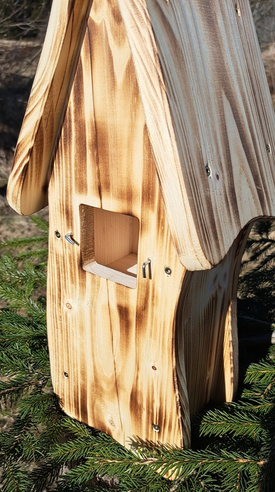 Nistkasten im Hochhausstil edel geflammt (NHG)