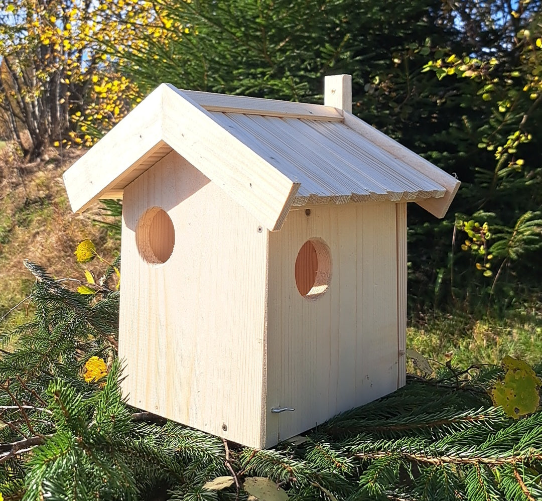 Eichhörnchenkobel Eichhörnchen Kobel Eichhörnchenhaus Futterhaus Eichhörnchenspielhaus 2x wetterfest imprägniert  E3N