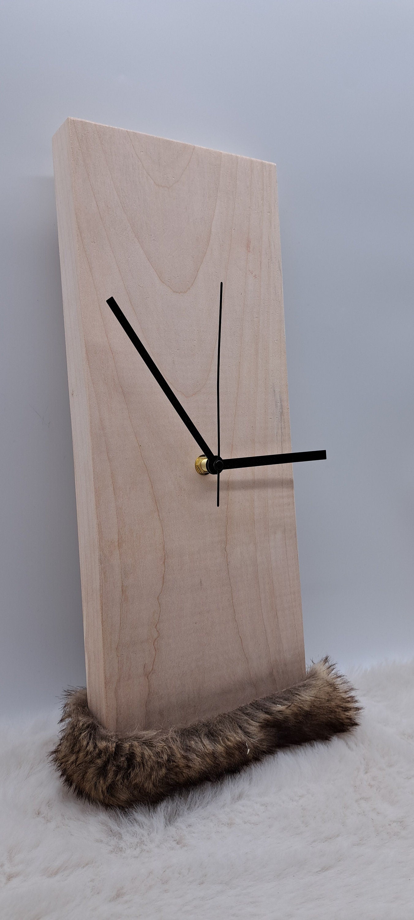 Holzhr made of maple wood wall clock made of wood watch made of wood wall clock without decoration