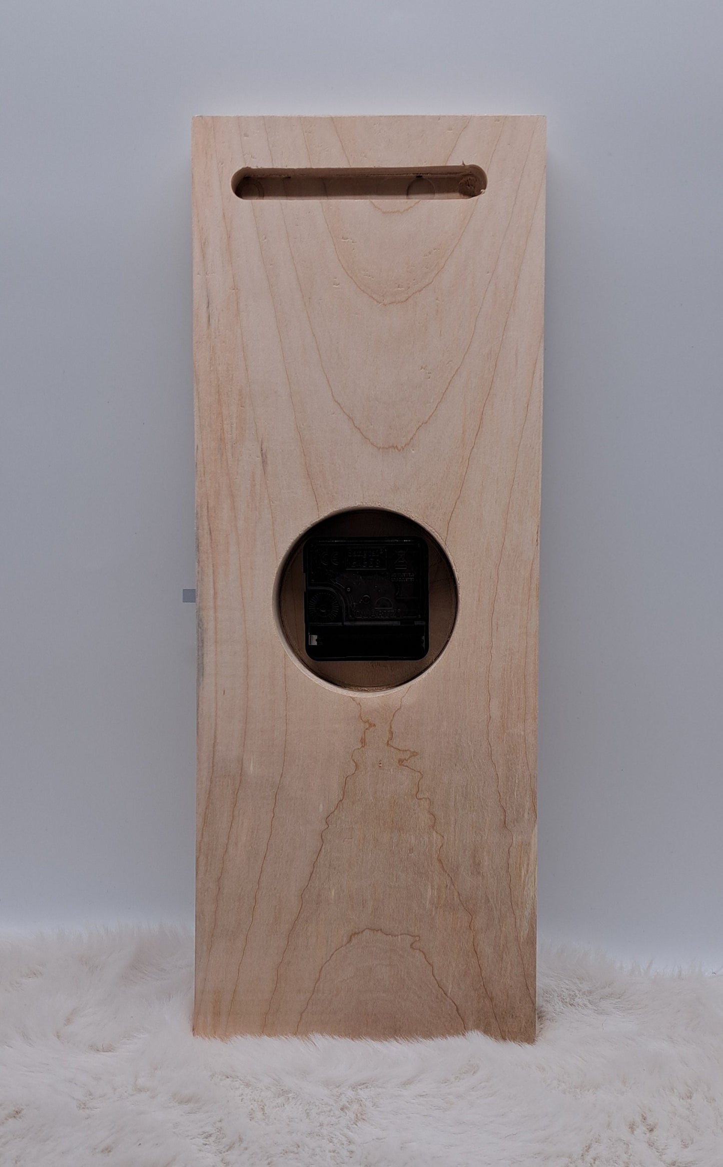 Holzhr made of maple wood wall clock made of wood watch made of wood wall clock without decoration