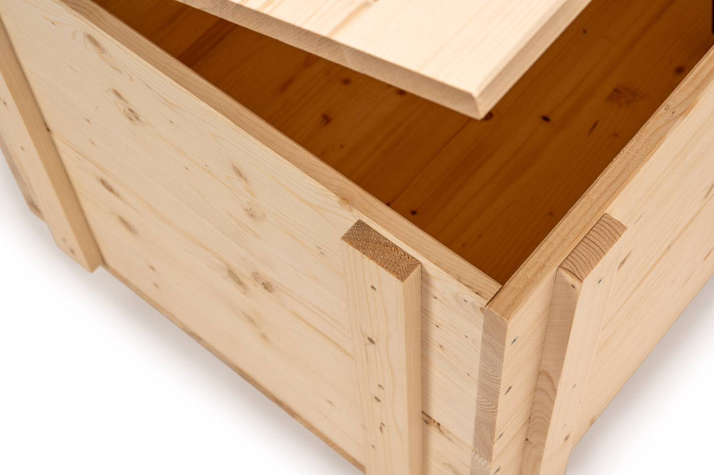 kaminholz aufbewahrung kiste Massive Holzkiste Natur für Kaminholz Brennholzkiste Spielzeugkiste Au – Holzdeko-MA