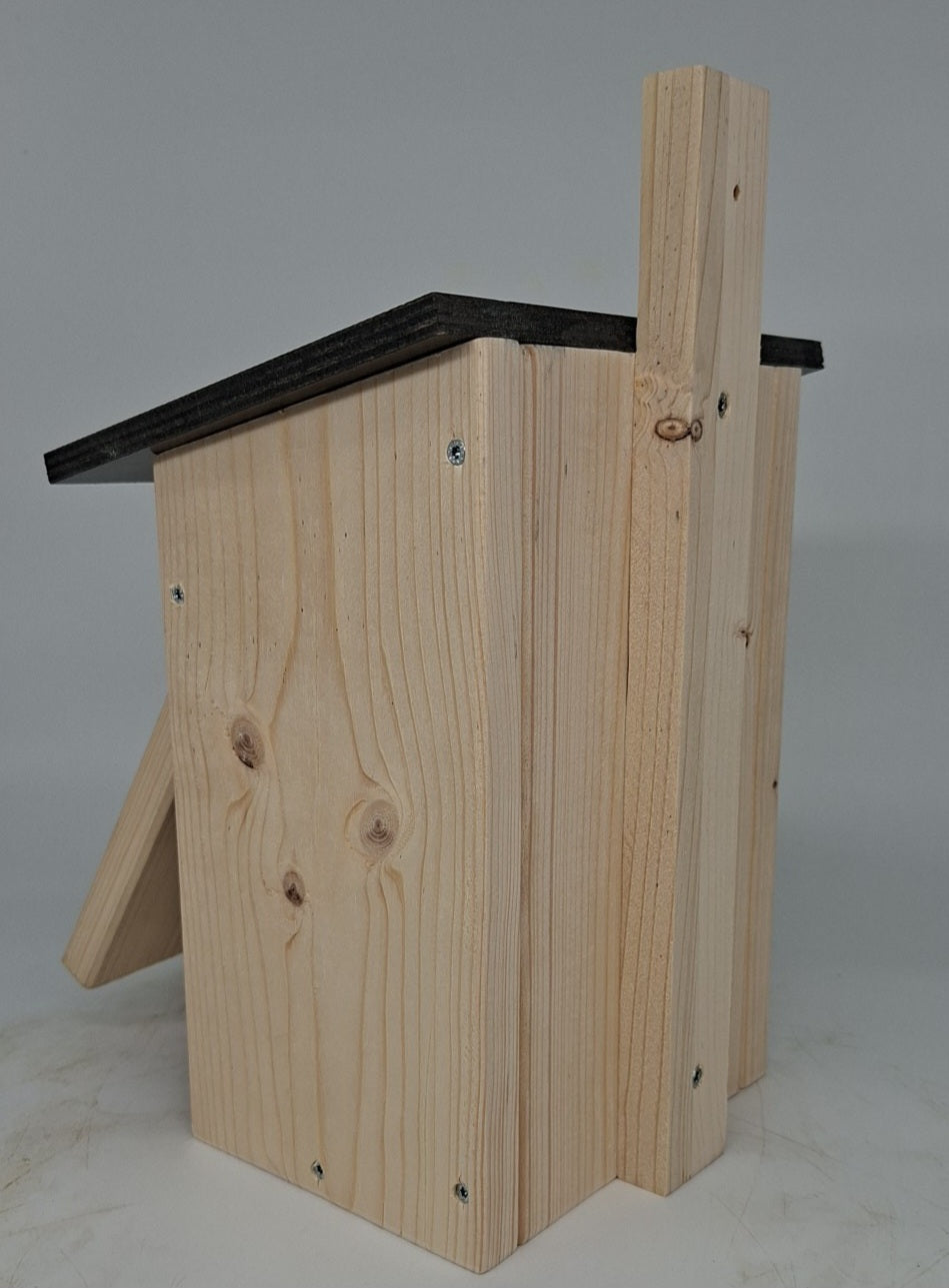 Nesting box nesting cave for birds bird house nesting box for hanging breeding cavity with entry hole 35mm to 28mm reducing nature (N2)