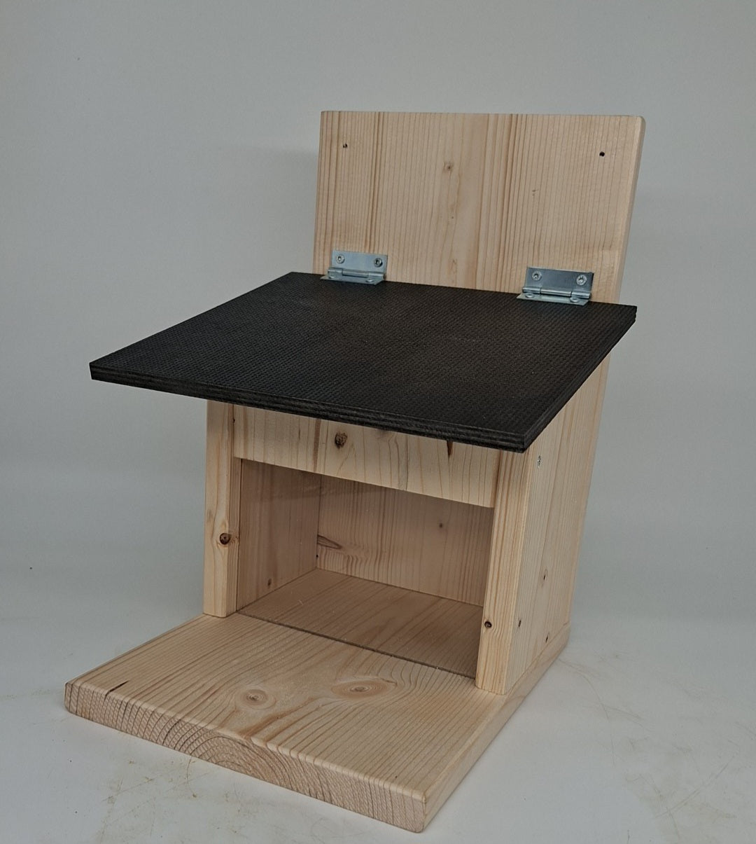 XXL squirrel feeder house squirrel feeding house feeding place for squirrels 2x weatherproof impregnated nature e1n