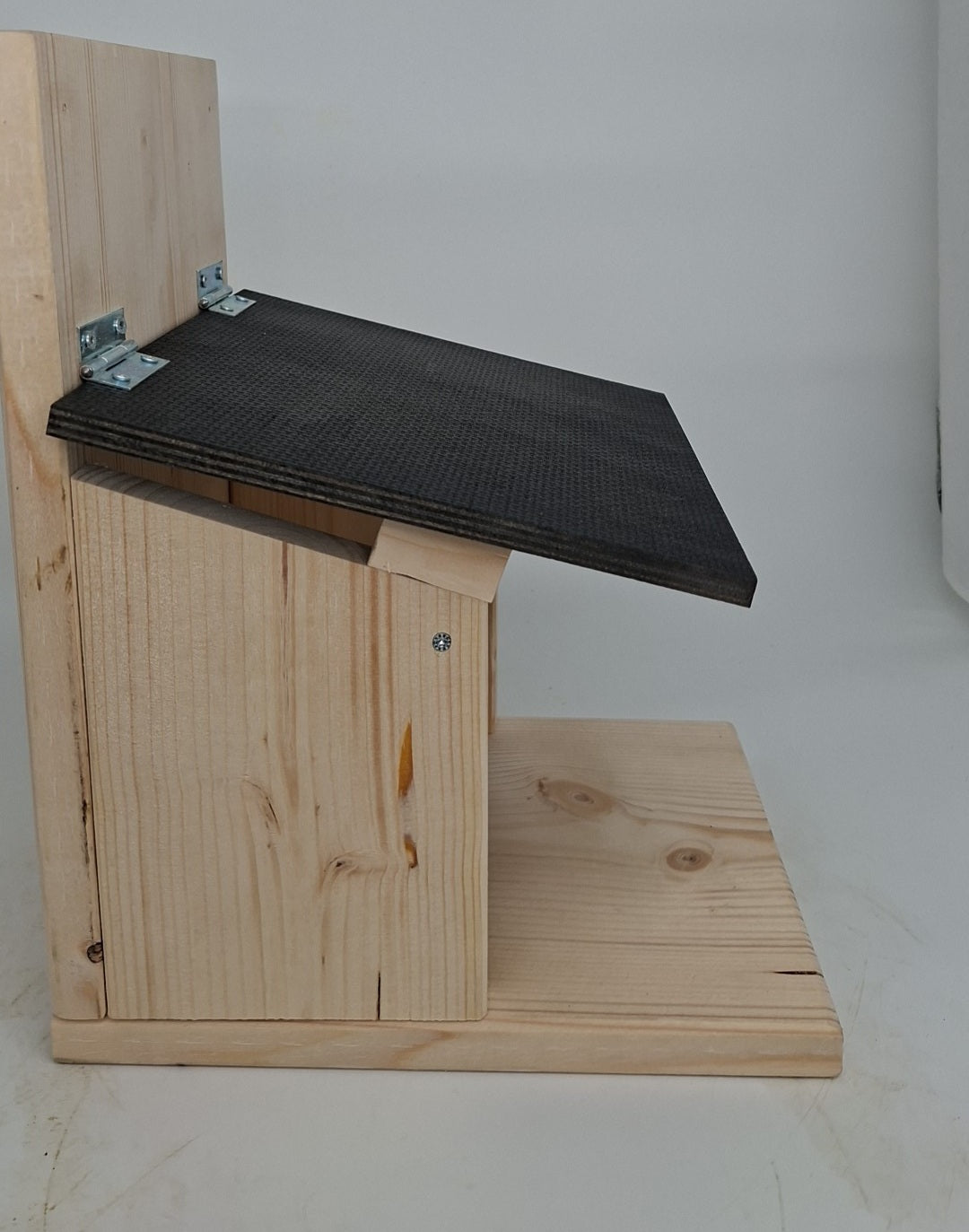 XXL squirrel feeder house squirrel feeding house feeding place for squirrels 2x weatherproof impregnated nature e1n