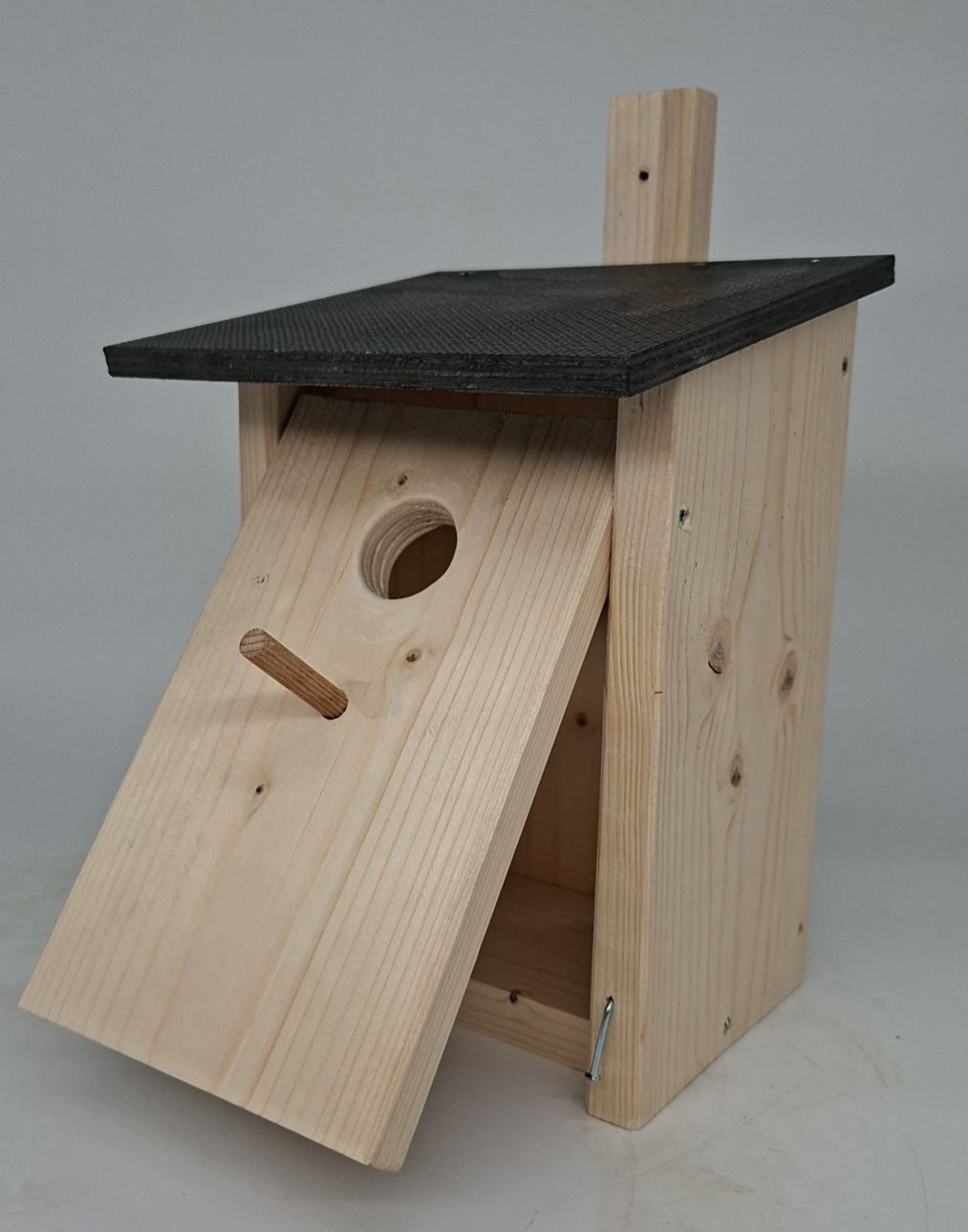 Nesting box nesting cave for birds bird house nesting box for hanging breeding cavity with entry hole 35mm to 28mm reducing nature (N2)
