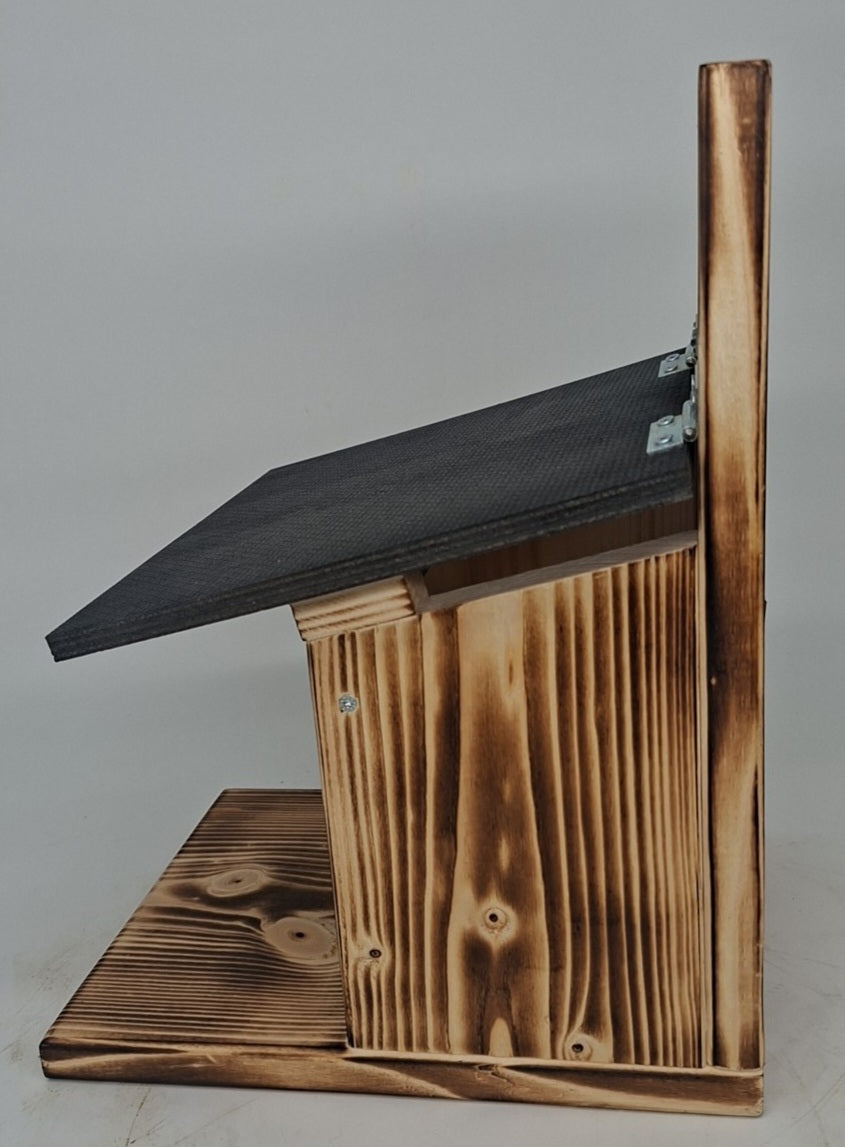 XXL squirrel feeder house squirrel feeding house feeding place for squirrels flamed e1g
